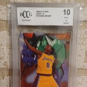 Kobe Bryant Rookie card Graded 10